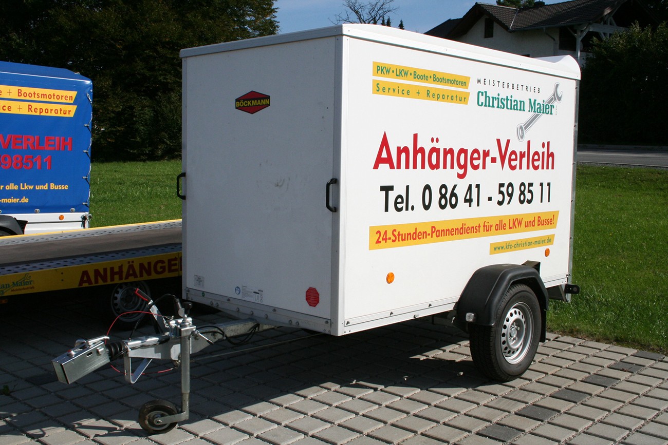 KFZ Maier Anhänger Verleih