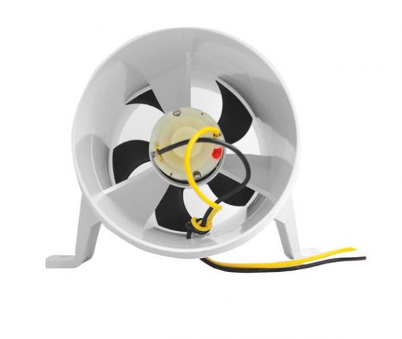 Water Resistant 4-Inch Turbo In-Line Blower