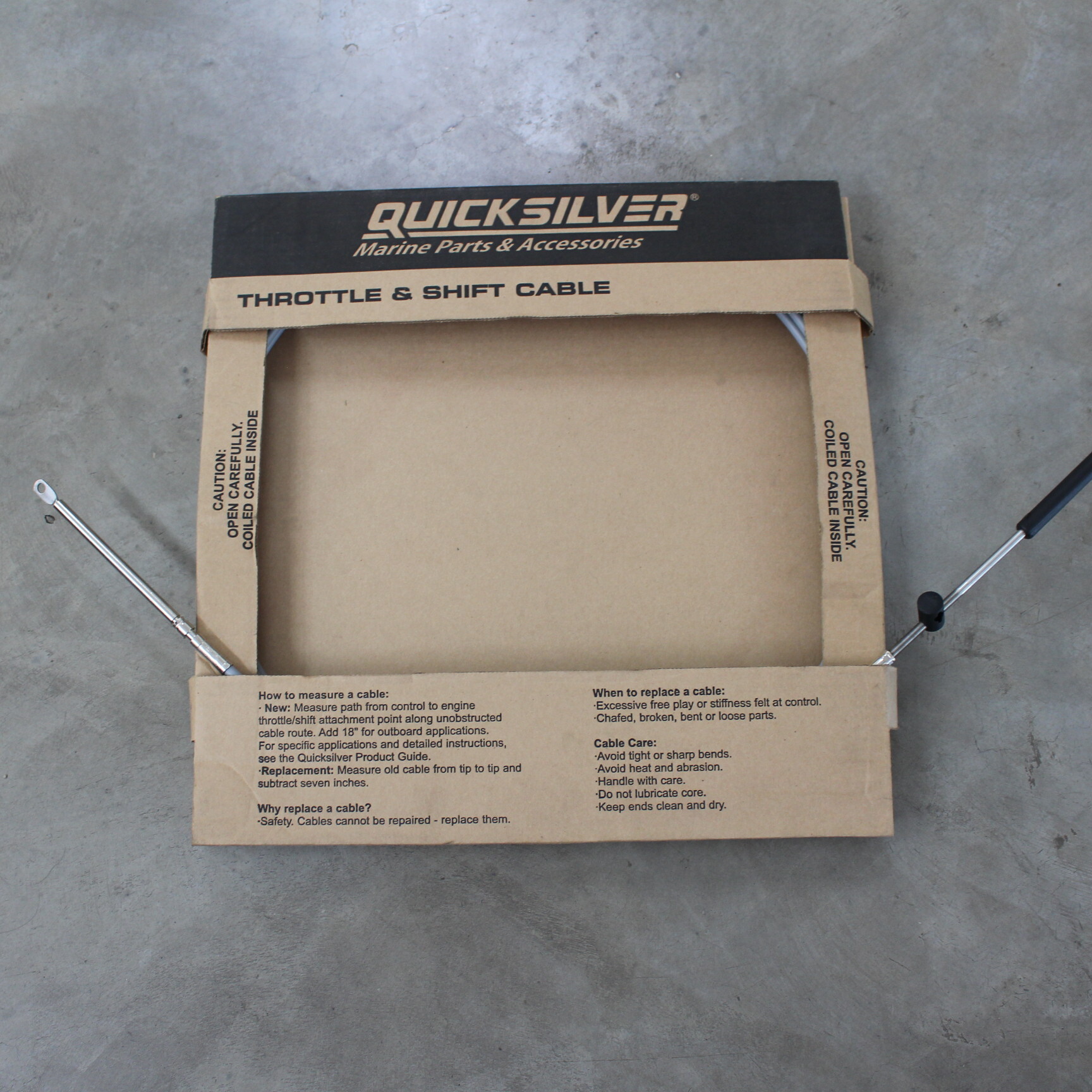 Quicksilver Throttle & Shift Cable